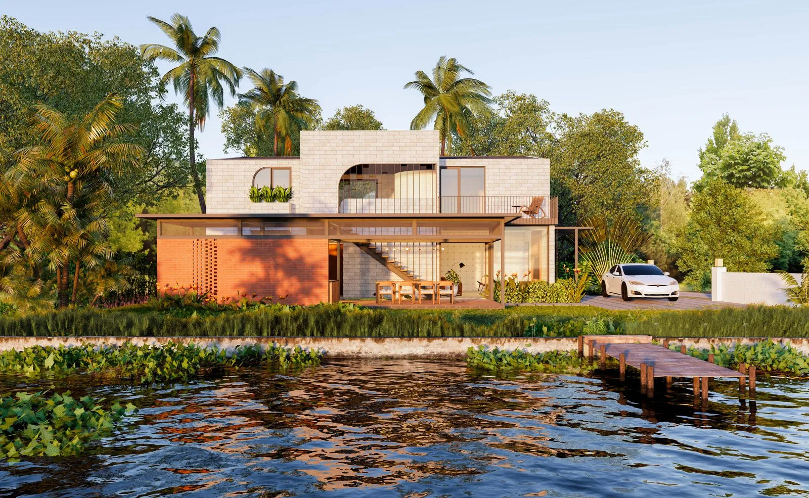 RIVERSIDE VILLA - Gallery image 2 of 9 by OLY Studio