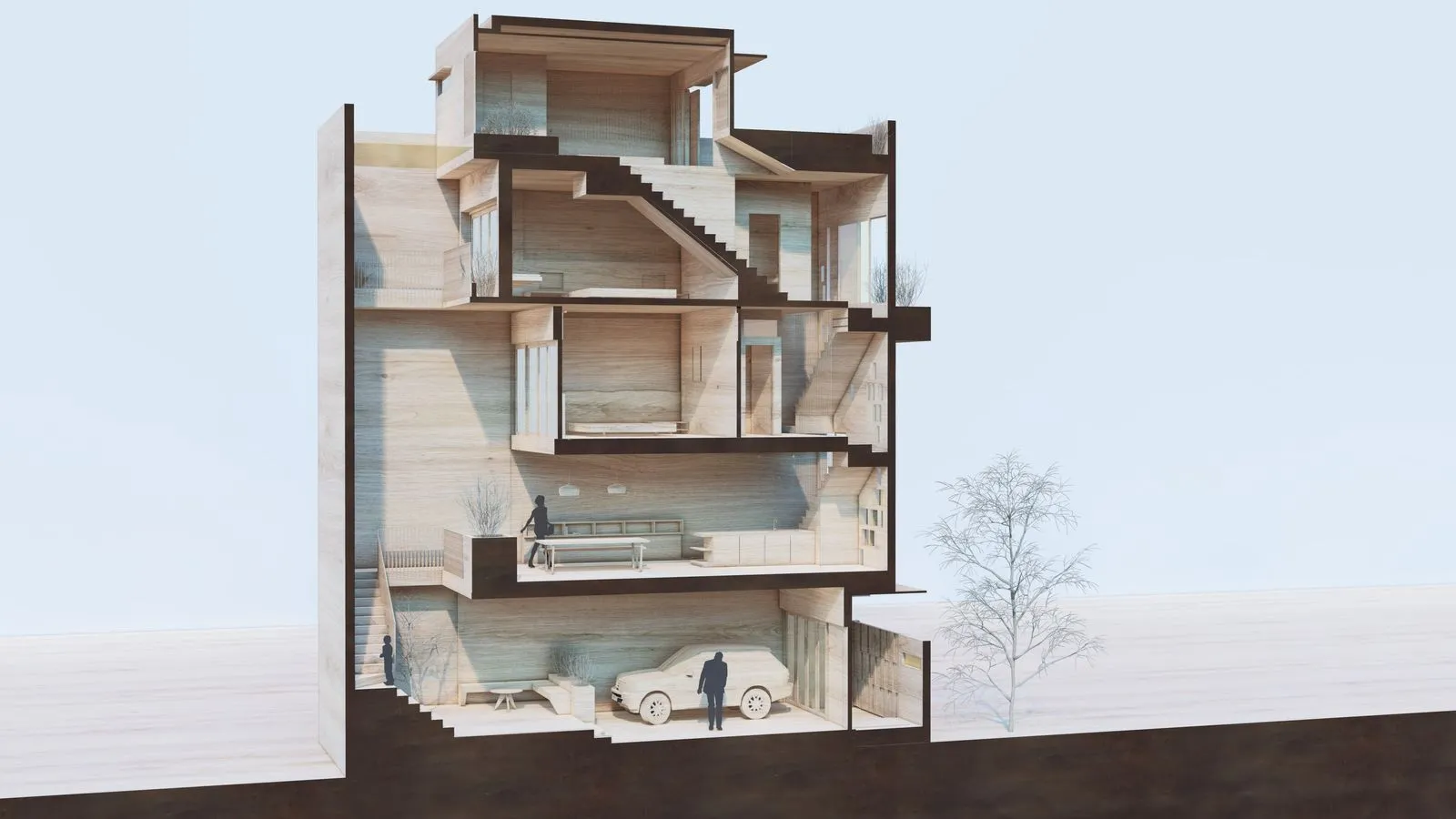 STEP HOUSE - Hero image by OLY Studio